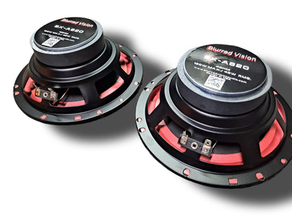 Blurred Vision Audio Package Deal 1* 80.4 4 Channel Amplifier+4*Blurred Vision Audio SX-A620 6.5"