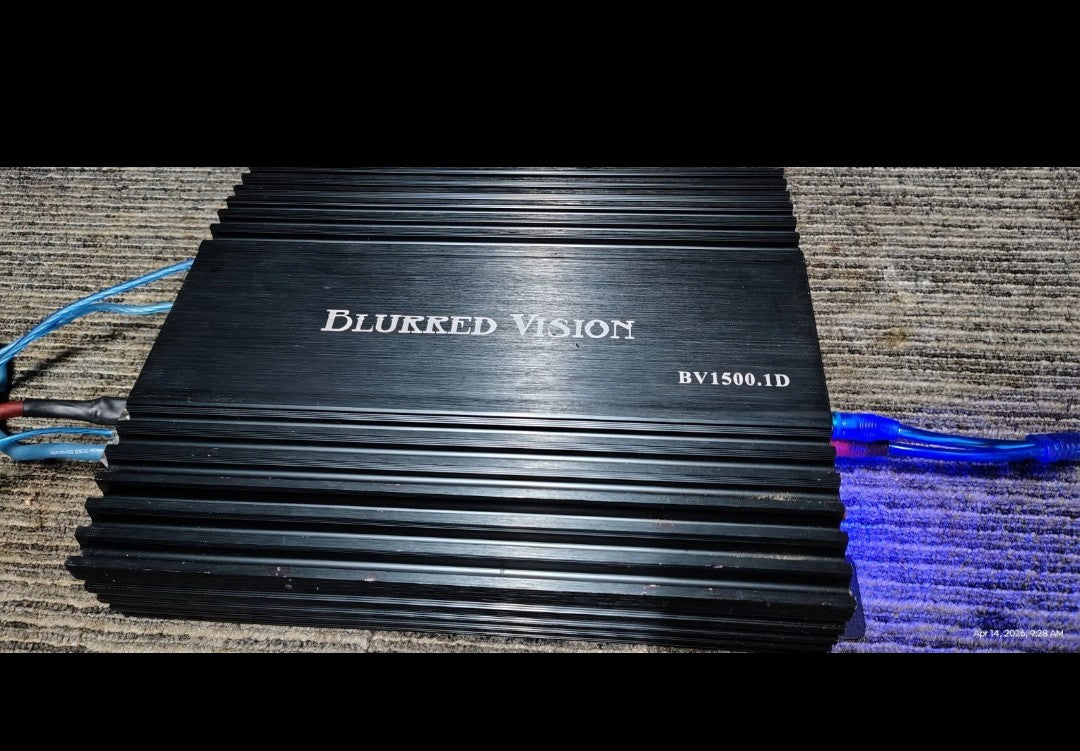 Blurred Vision Audio BV-1500.1D Class D Monoblock Amplifier Tested ✅ (Used On Test Bench)