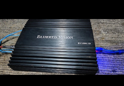 Blurred Vision Audio BV-1500.1D Class D Monoblock Amplifier Tested ✅ (Used On Test Bench)