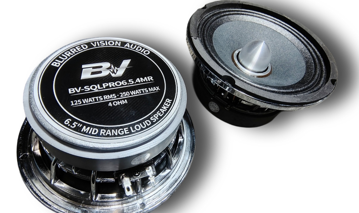 Blurred Vision Audio BV-SQLPRO6.5.4MR – 6.5” Midrange Loudspeakers (Sold In Pairs)