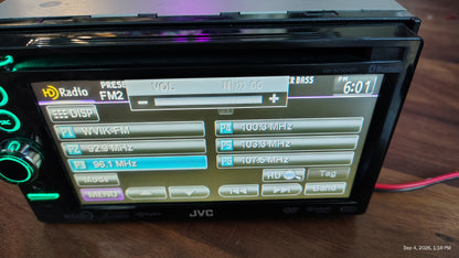 JVC KW-NT50HDT Navigation Receiver 6.8 Inch Tested ✅