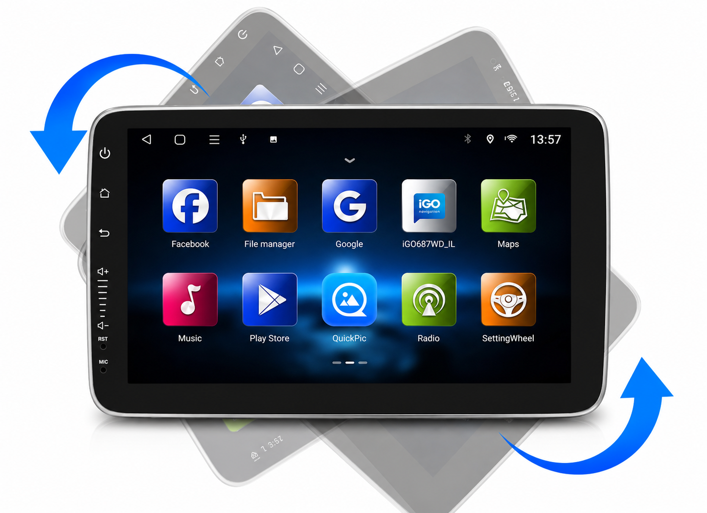 Blurred Vision Audio BV-ANDROID-9-9212BT 10"