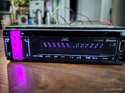 JVC KD-R890BT In-Dash 1-DIN CD/MP3 Stereo Receiver with Streaming DJ, Tested ✅