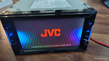 JVC KW-V21BT 6.8" Touchscreen 2-Din Bluetooth  Receiver,FM,USB Tested ✅