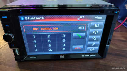 Dual Car Stereo CD DVD Model XDVD210  Tested ✅