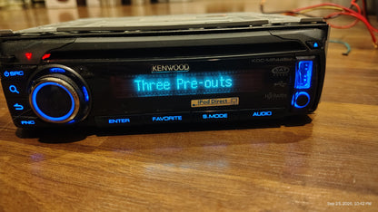 Kenwood KDC-MP445U 1-DIN Radio with Aux USB Tested ✅