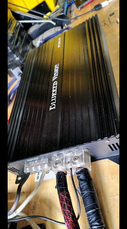 Blurred Vision Audio BV2000.1D Class D Monoblock Amplifier Used Tested ✅(Used On Test Bench)