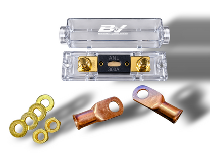 Blurred Vision Audio BVSANL Fuse Holder 1 Fuse and 2 Lugs