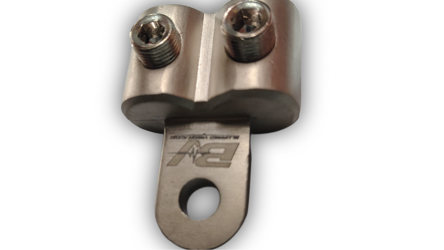 Blurred Vision Audio BV-ALT2X1/0
2-Pack Alternator Distribution Power/Ground Block + 4 Heat Shrinks Included