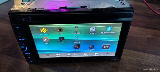 Pioneer AVH-X3600BHS Double Sin touch screen Bluetooth Tested ✅