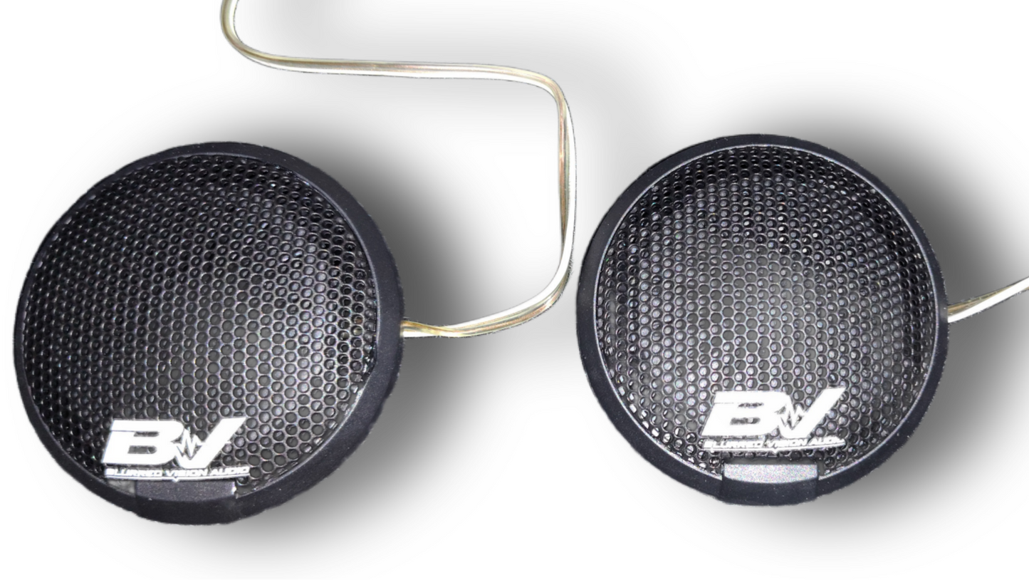 🔊 Blurred Vision Audio BVTW2.5 – 2.5" High-Efficiency Dome Tweeter (Pair)