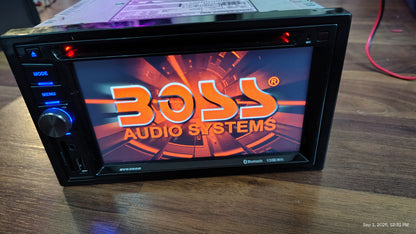 Boss Audio  BV9366BIn-Dash 6.2" Double DIN LCD Touchscreen Bluetooth Tested ✅