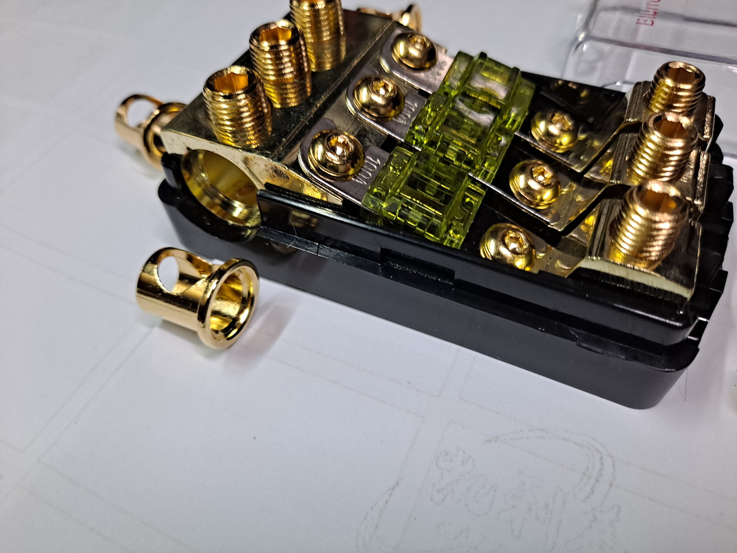 Blurred Vision Audio BV-3.3MANL Fuse Holder With Fusses