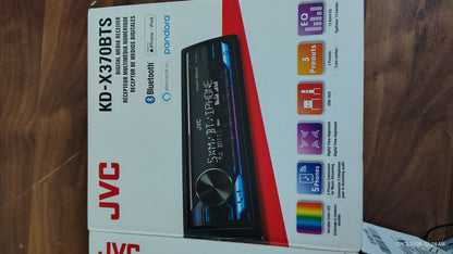 JVC KD-X370BTS 1 DIN Digital Media Receiver Bluetooth USB SiriusXM Tested ✅