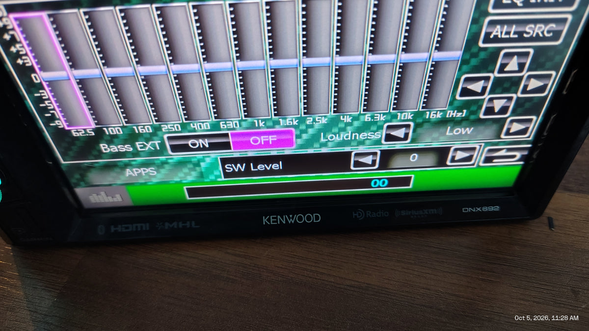 Kenwood Excelon DNX692 6.1in Touchscreen GPS HD Radio  Bluetooth Tested ✅