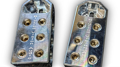 2*Blurred Vision Audio BV6SPOT- High Quality BOLT DOWN SET SCREW TYPE BATTERY TERMINAL