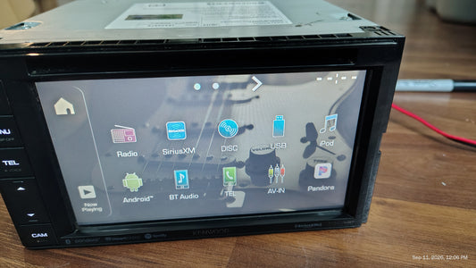 Kenwood DDX26BT Multimedia Receiver 6.2" Bluetooth Touchscreen Tested ✅