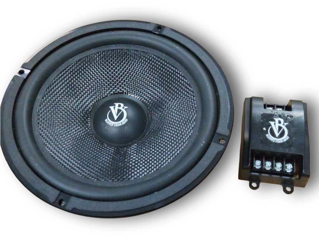 BLURRED VISION AUDIO — COMPLETE 4-SPEAKERS+ 4 TWEETERS+ 4 CROSSOVERS COMPONENT SYSTEM + 80.4 AMPLIFIER PACKAGE