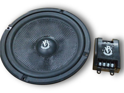 BLURRED VISION AUDIO — COMPLETE 4-SPEAKERS+ 4 TWEETERS+ 4 CROSSOVERS COMPONENT SYSTEM + 80.4 AMPLIFIER PACKAGE