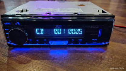 JVC KD-RD79BT 1 DIN In-Dash CD Receiver Head Unit Bluetooth USB Input Tested ✅