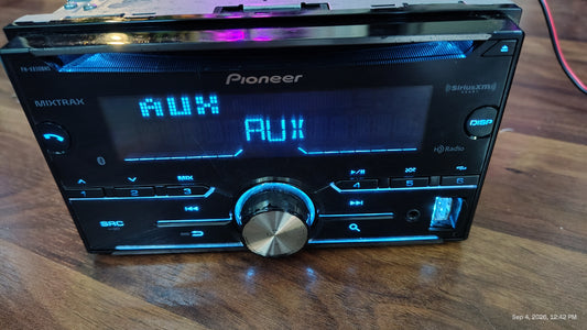 Pioneer FH-X830BHS Double Din CD Bluetooth USB HD Radio Stereo Tested ✅
