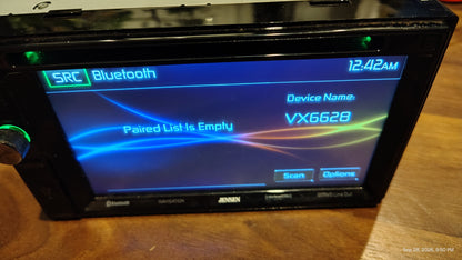 Jensen VX6628 Bluetooth Navigation Usb Aux Tested ✅