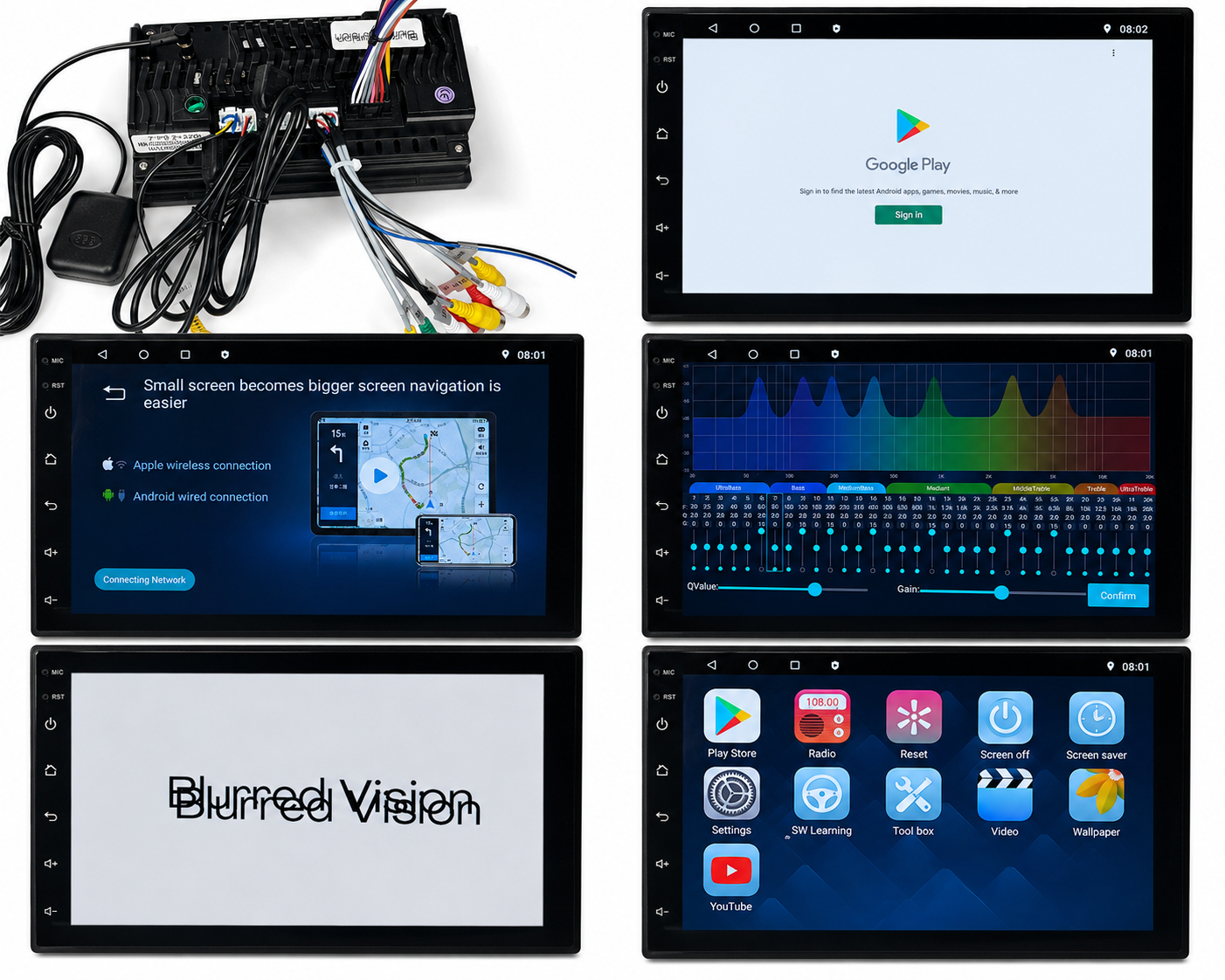 Blurred Vision Audio Bv-Android-7-P9BT