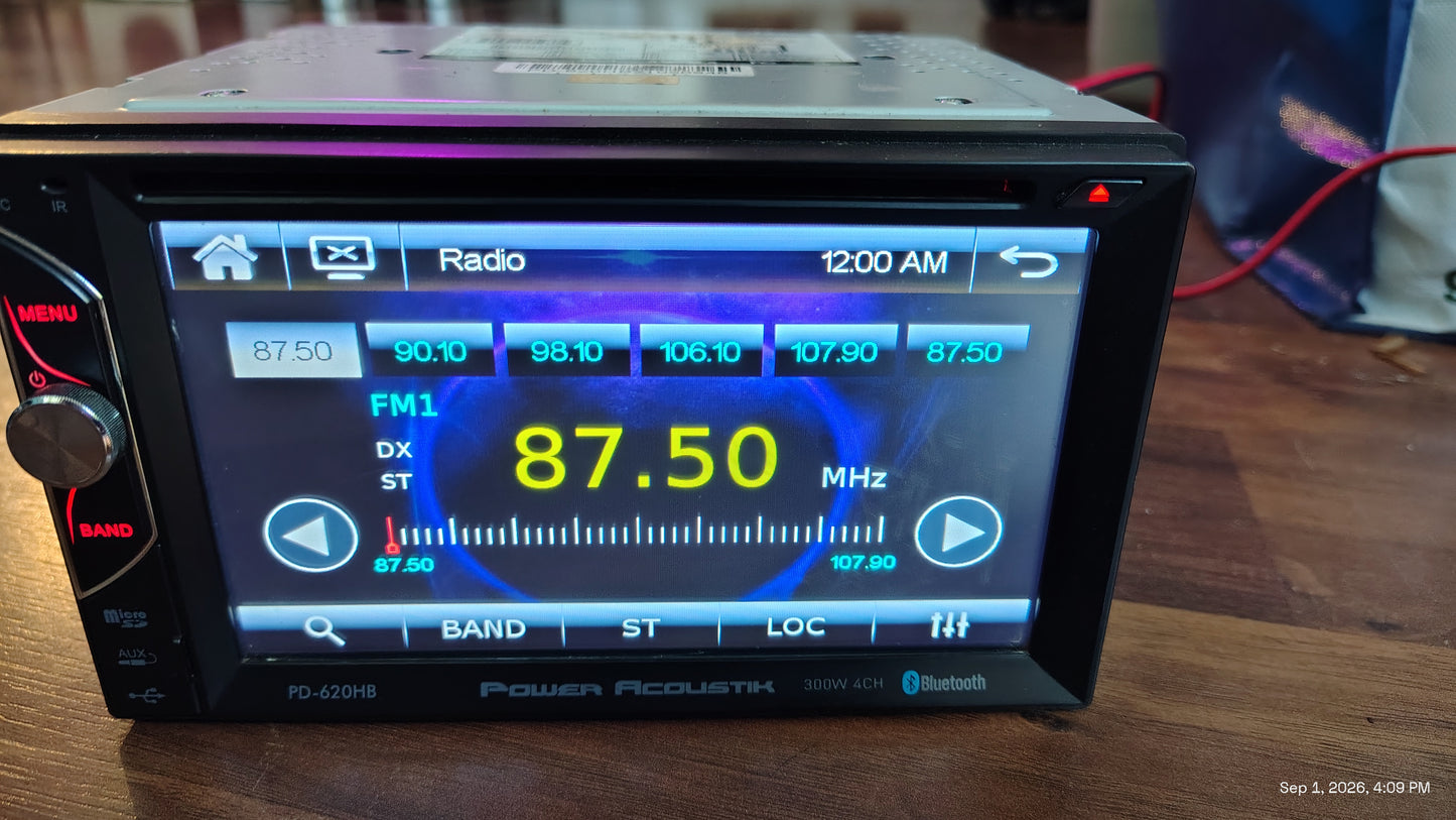 Power Acoustik PD-620HB | Double  Receiver 6.5-Inch Touchscreen Tested ✅