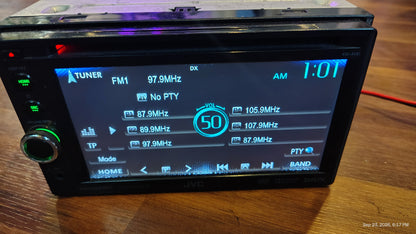 JVC KW-AV61BT Bluetooth DVD CD USB Touchscreen Receiver Tested ✅