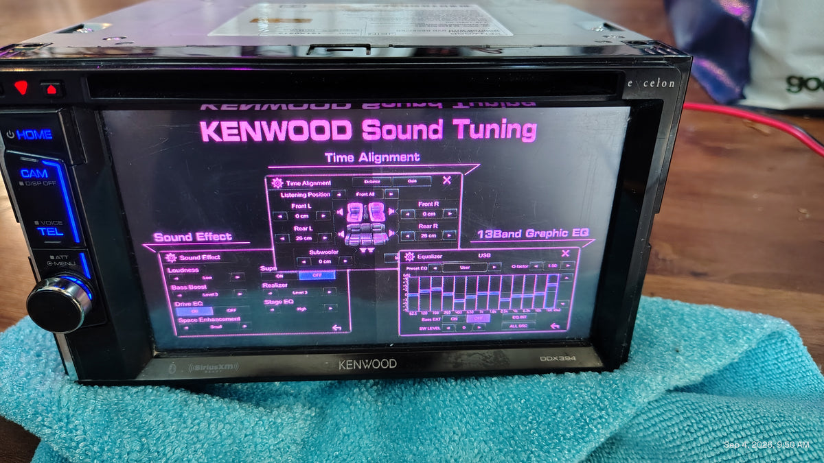 Kenwood Excelon DDX394DVD receiver Tested ✅