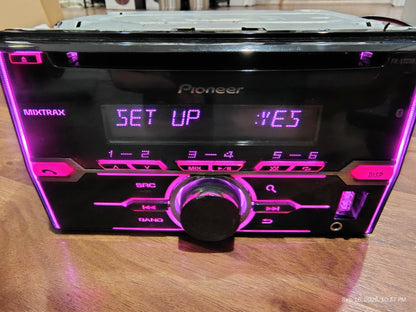 Pioneer FH-X720BT 2 DIN In-Dash CD Player Stereo Bluetooth USB AUX Tested ✅