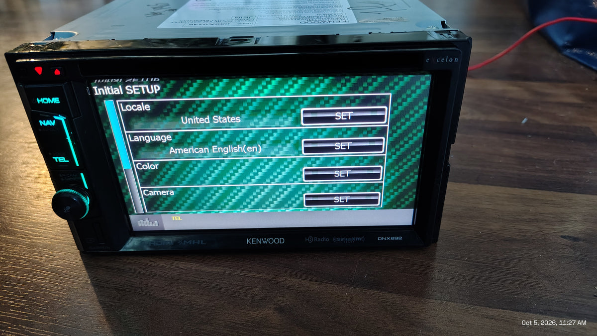 Kenwood Excelon DNX692 6.1in Touchscreen GPS HD Radio  Bluetooth Tested ✅