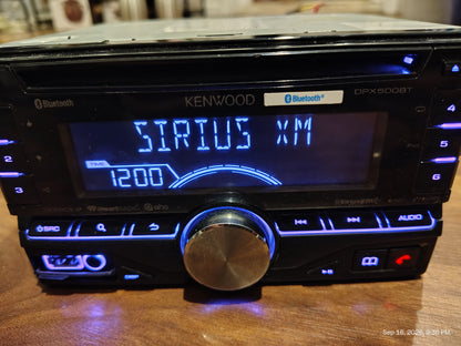 Kenwood DPX500BT 2 DIN In-Dash CD Player Receiver Bluetooth USB  AUX Tested ✅