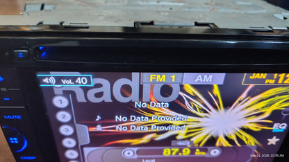 Pioneer AVH-100DVD 2 DIN 6.2in Touchscreen CD/DVD Player USB  AUX Tested ✅