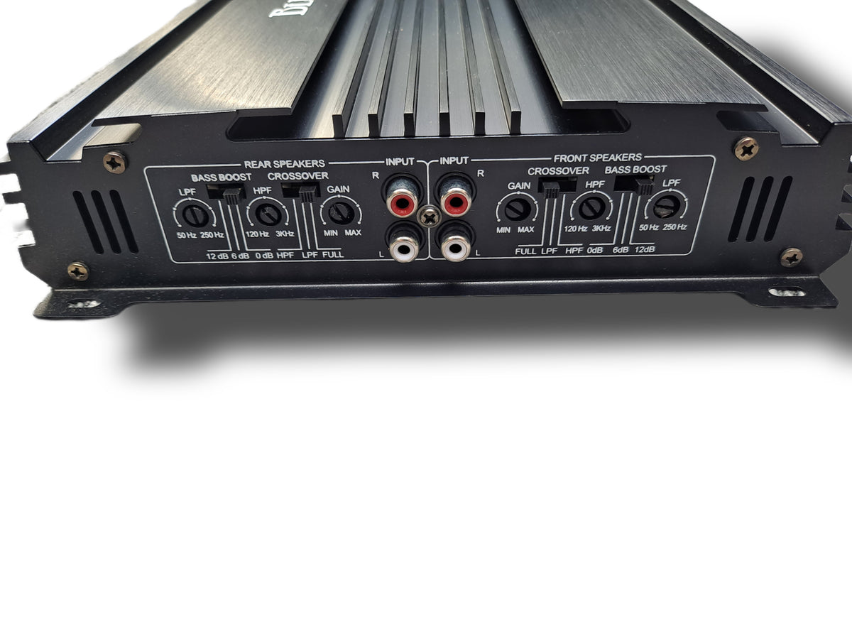 BLURRED VISION AUDIO — COMPLETE 4-SPEAKERS+ 4 TWEETERS+ 4 CROSSOVERS COMPONENT SYSTEM + 80.4 AMPLIFIER PACKAGE