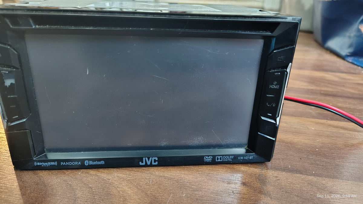 JVC KW-V21BT 6.8" Touchscreen 2-Din Bluetooth  Receiver,FM,USB Tested ✅