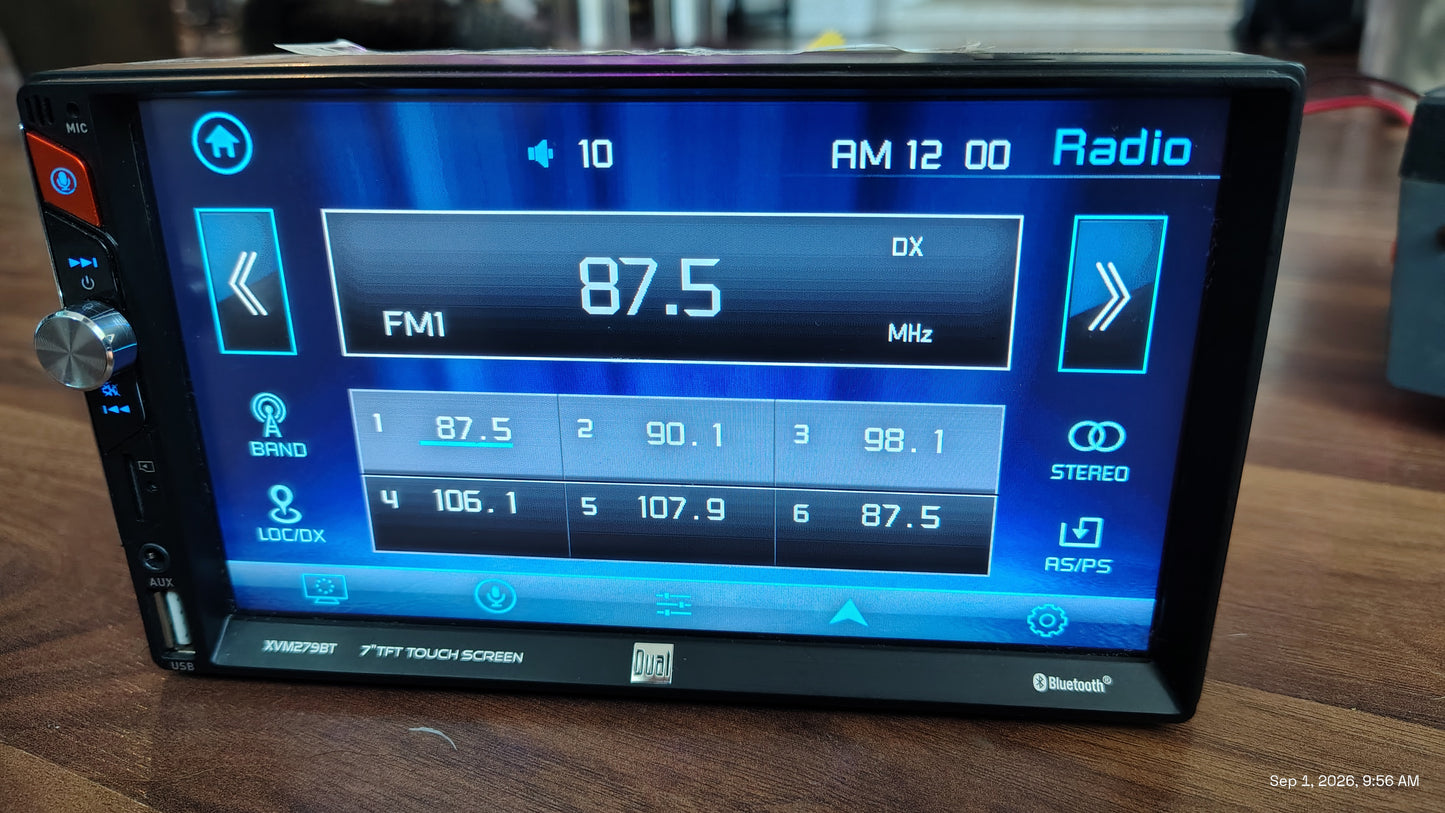 Dual Electronics XVM279BT 7" Touchscreen Multimedia Receiver Tested ✅