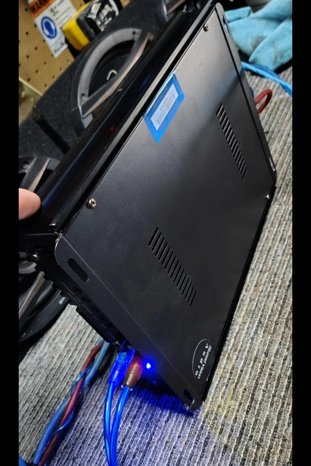 Blurred Vision Audio BV-800.1D Class D Monoblock Amplifier Tested ✅(Used On Test Bench)