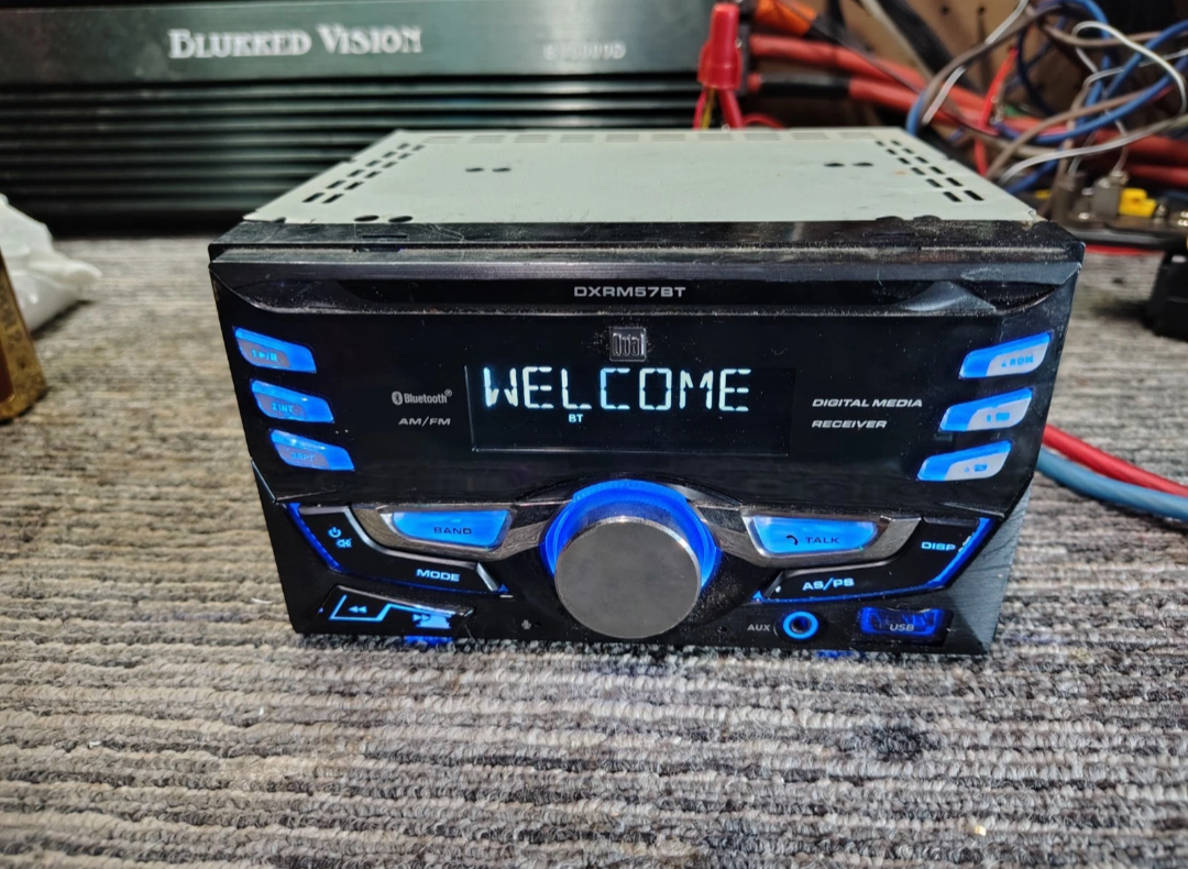 Dual DXRM57BT AM/FM Receiver with Bluetooth and USB Tested ✅