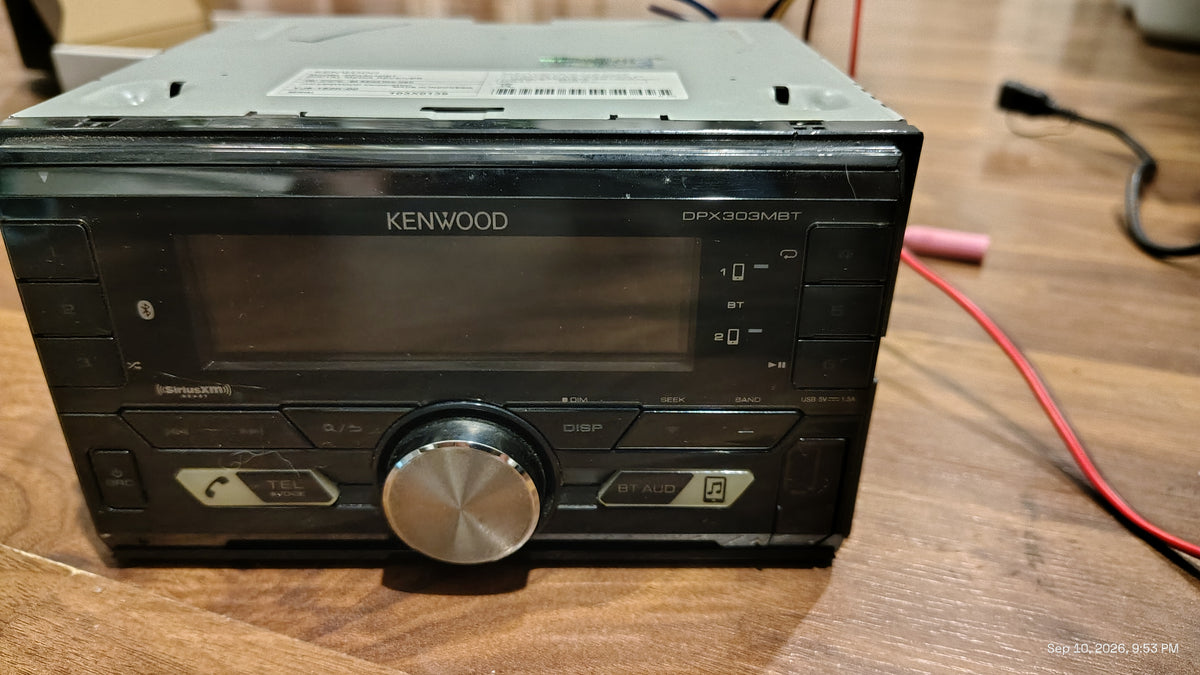 Kenwood DPX303MBT Bluetooth USB Aux Tested ✅