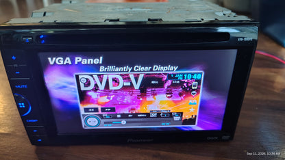 Pioneer AVH-100DVD 2 DIN 6.2in Touchscreen CD/DVD Player USB  AUX Tested ✅