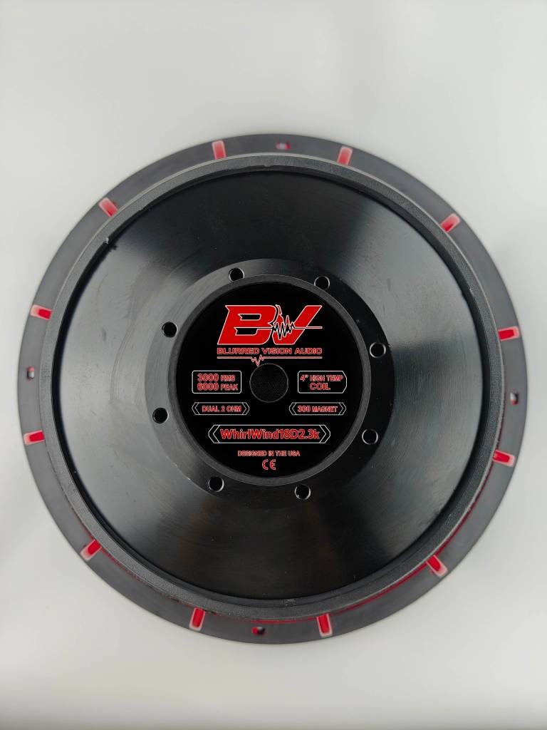 🔊 BLURRED VISION AUDIO WHIRLWIND SERIES 18" 🔊(Pre-Sale)