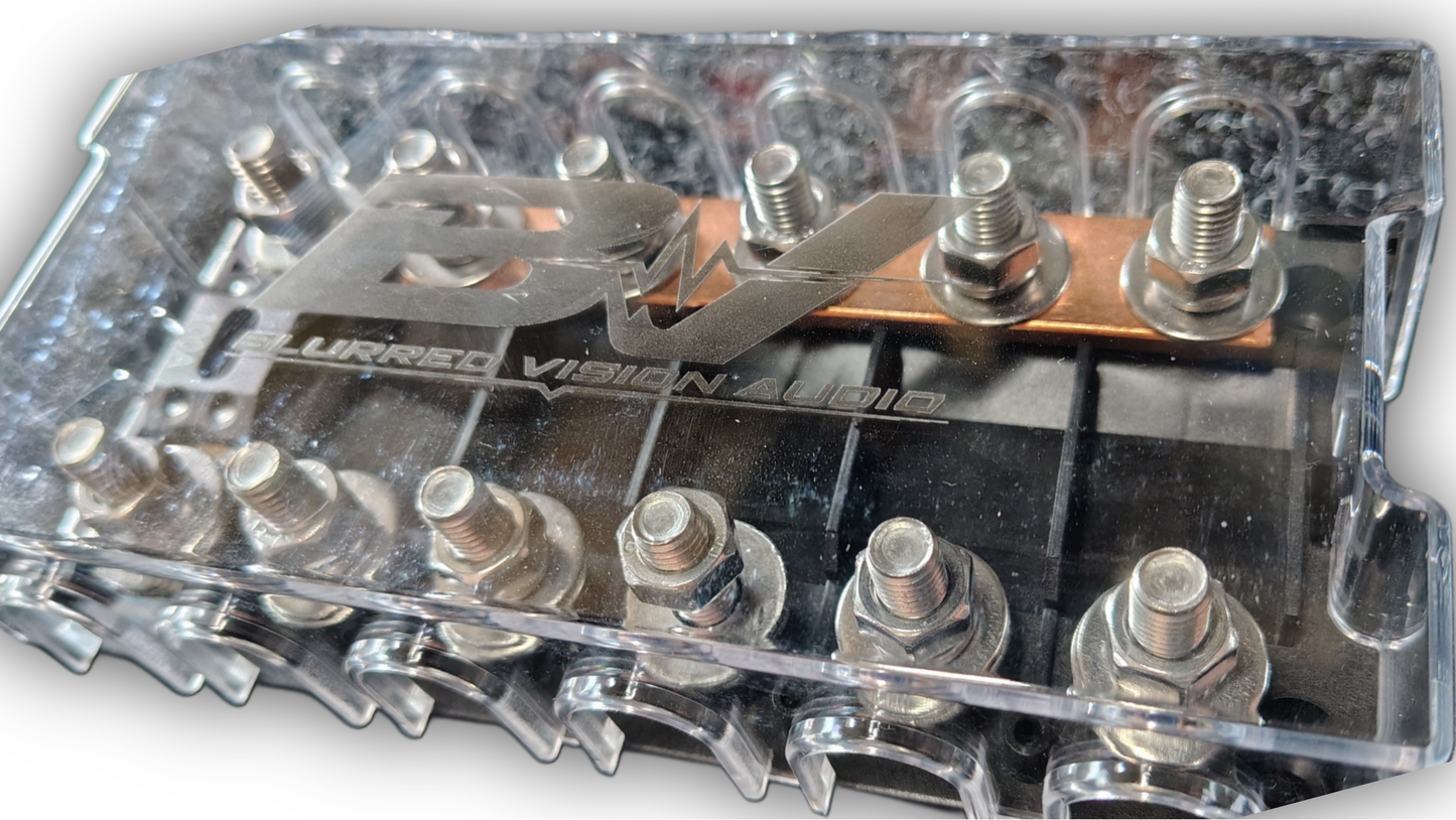 Blurred Vision Audio BV-6Mega 6 Spot Fuse Holder (Holder Only)