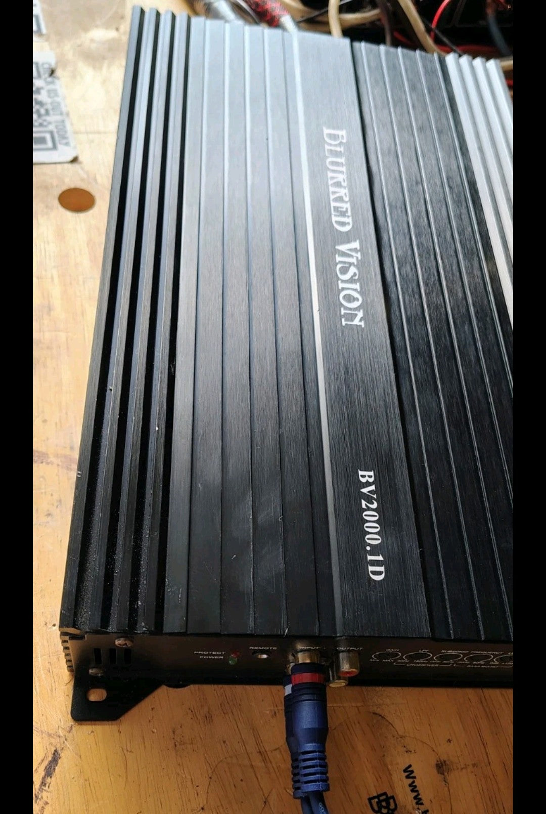 Blurred Vision Audio BV2000.1D Class D Monoblock Amplifier Used Tested ✅(Used On Test Bench)