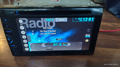 Pioneer AVH-X1500DVD Multimedia DVD Receiver 6.1" Double-DIN Tested ✅