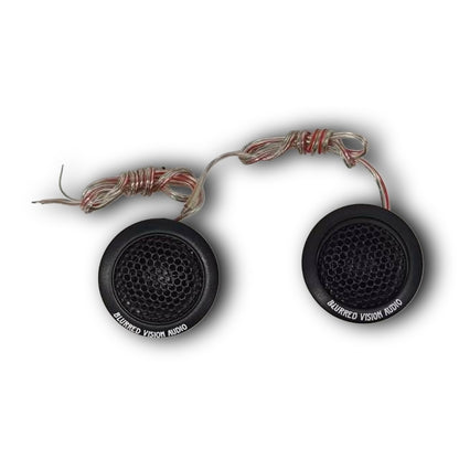BLURRED VISION AUDIO — COMPLETE 4-SPEAKERS+ 4 TWEETERS+ 4 CROSSOVERS COMPONENT SYSTEM + 80.4 AMPLIFIER PACKAGE