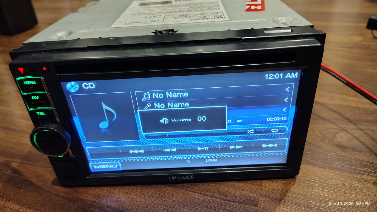 Kenwood DDX419BT Stereo Receiver 6.2" Touchscreen, Double DIN, Bluetooth, DVD/CD Tested ✅