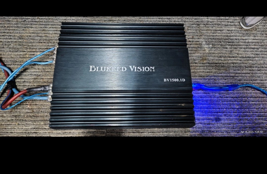 Blurred Vision Audio BV-1500.1D Class D Monoblock Amplifier Tested ✅ (Used On Test Bench)