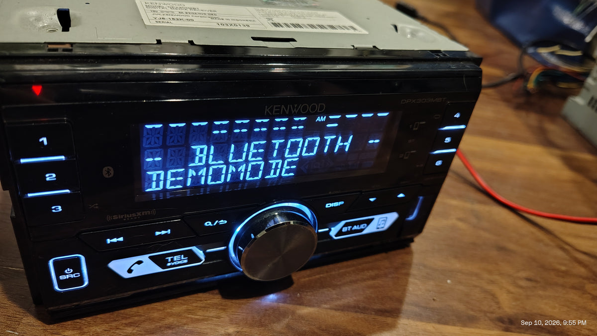 Kenwood DPX303MBT Bluetooth USB Aux Tested ✅