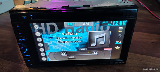 Pioneer AVH-X3600BHS Double Sin touch screen Bluetooth Tested ✅